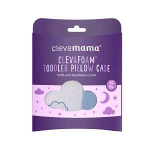 ClevaFoam® Toddler Pillow Case - Blue ปลอกหมอน Toddler ลายก้อนเมฆสีฟ้า